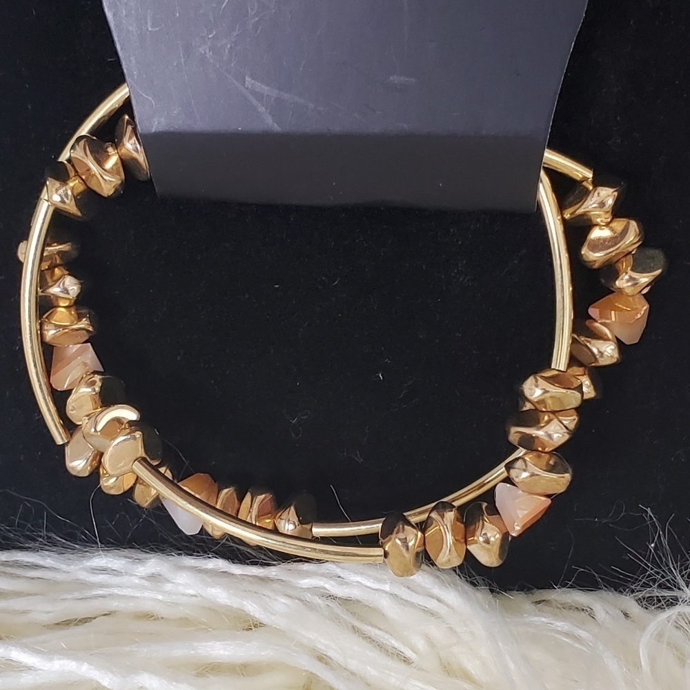 Champagne Supernova Stretchy Bracelet 🌴